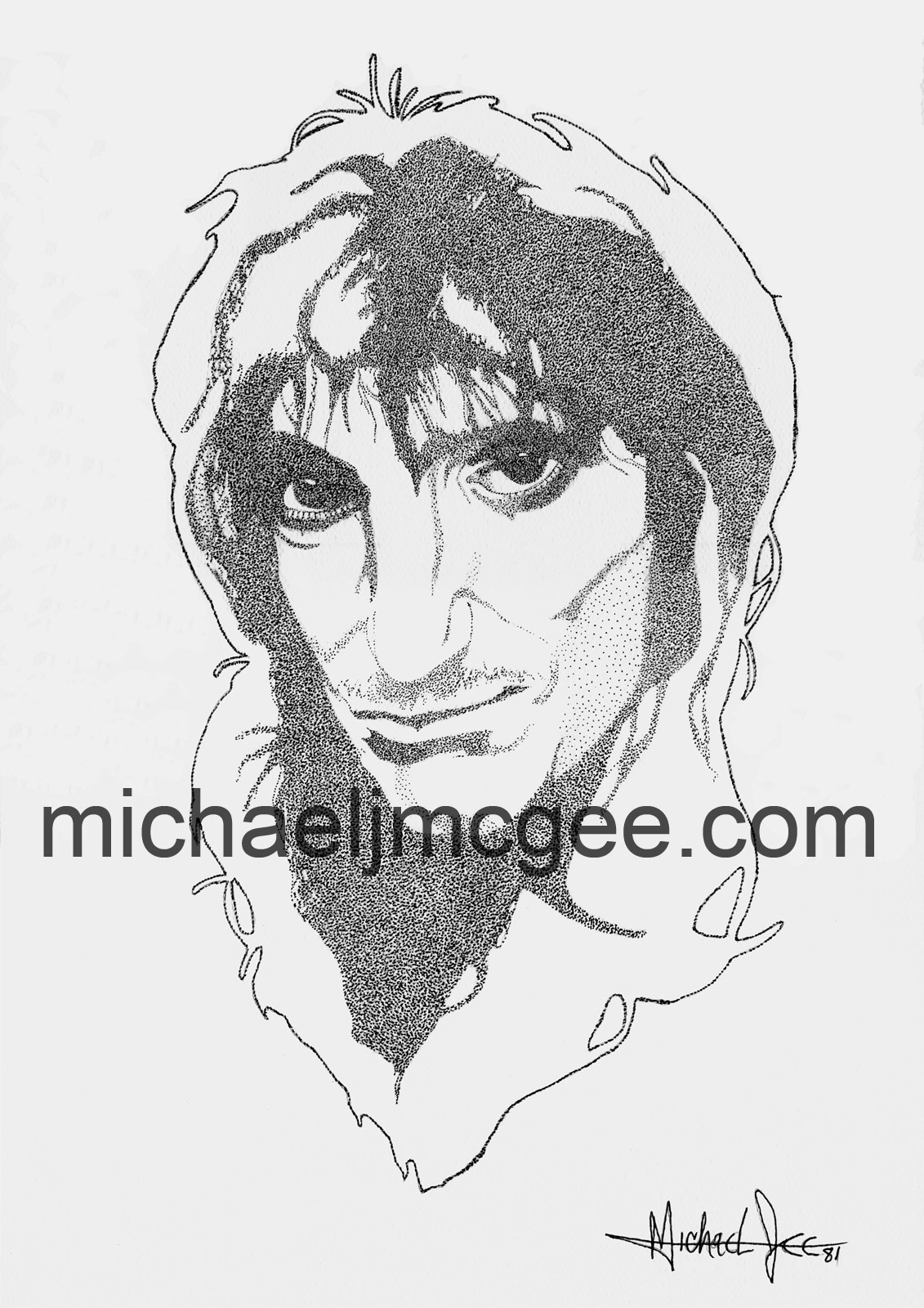 Ron Wood / MJM Artworks / michaeljmcgee.com